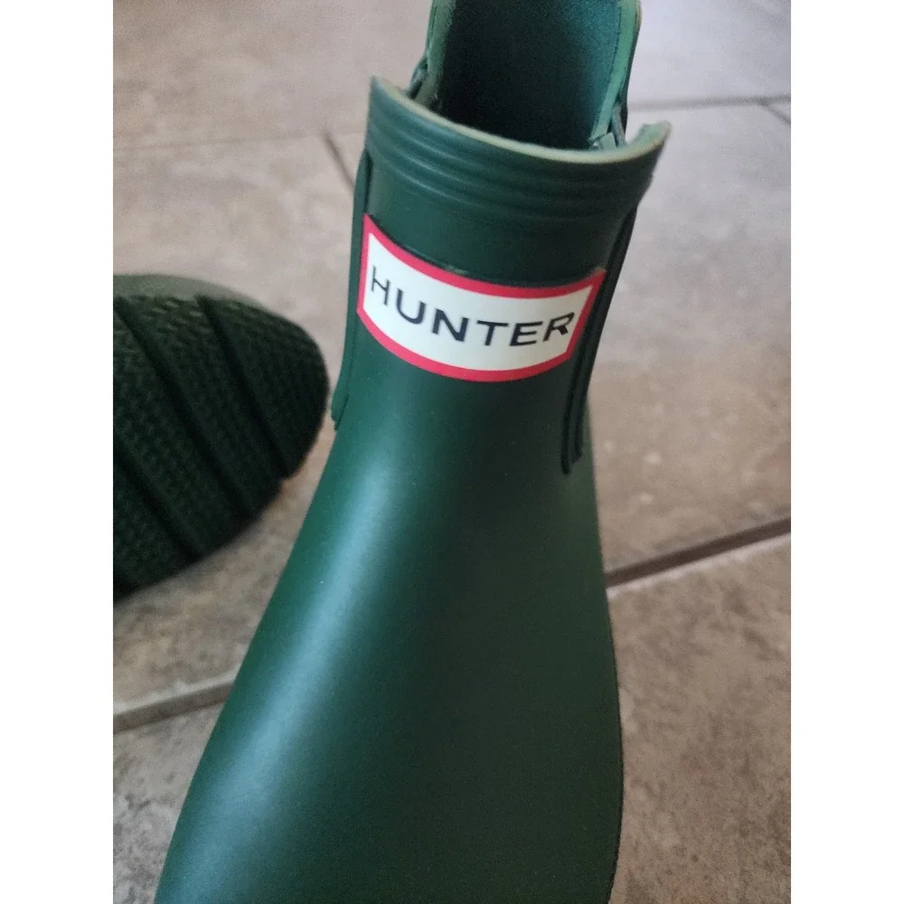 Hunter Women Original Chelsea Rain Boots Hunter Green WFS2078RMA US 5 EU 36 UK 3